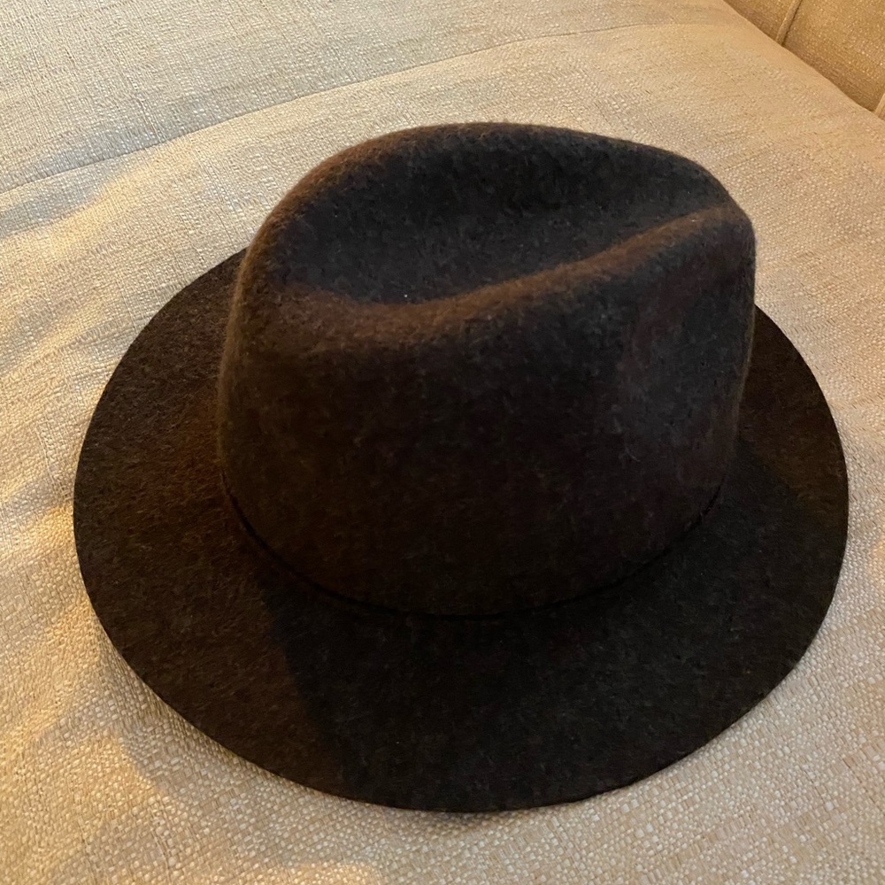 J. Crew Dark Brown Wool Hat